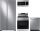 Samsung 4 Piece Stainless Steel Electric Kitchen Package-0