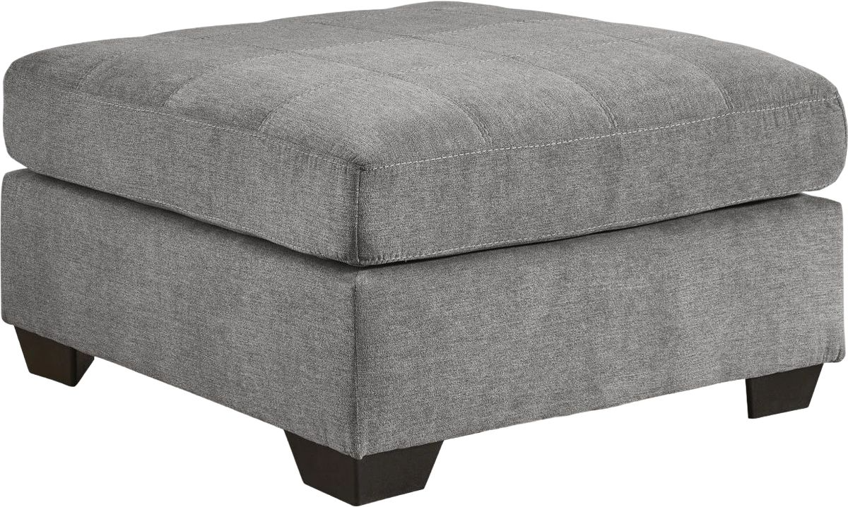 Oversized grey ottoman discount