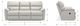 La-Z-Boy® Brooks Shadow Manual Reclining Sofa-2