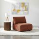 Coaster® Elysia Chenille Coral Upholstered Modular Armless Chair-1