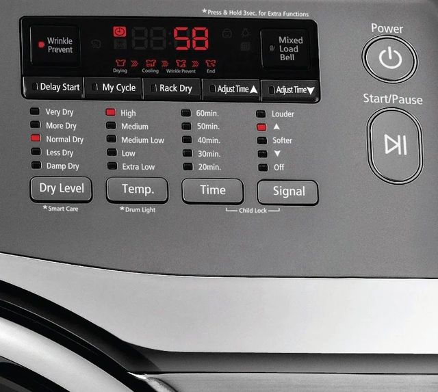 Samsung 7.4 Cu. Ft. Stainless Platinum Electric Dryer-2