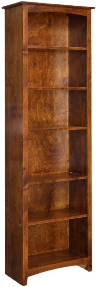 Archbold Furniture Customizable Alder 24" x 84" Bookcase-0