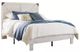 Signature Design by Ashley® Shawburn 3-Piece Charcoal Gray/Whitewash Full Platform Bed Set-1