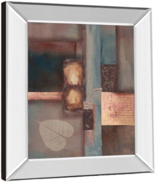 Classy Living Laurie Fields Fall I with Leaf 22" Wall Art-3