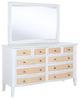 Coaster® Bexhill White Dresser and Mirror-0