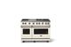 Viking® 5 Series 48" Pure White Pro Style Gas (LP) Range with Polished Chrome Trim-3