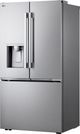 LG 36" 23.7 Cu. Ft. PrintProof™ Stainless Steel Counter Depth French Door Refrigerator with Zero Clearance™ Hinge System-3