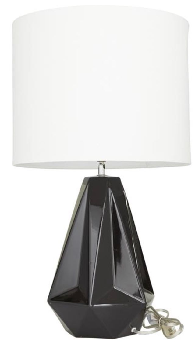 Deco Marche Black Ceramic Room Table Lamp-1