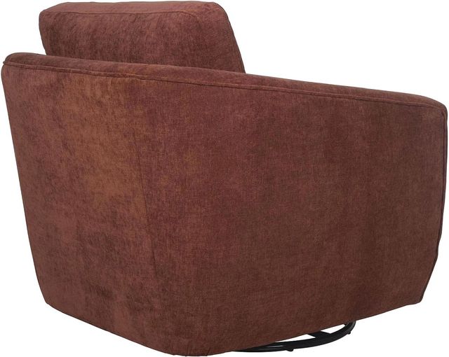 LH Home Baltimo Deep Rust Swivel Glider Club Chair-4