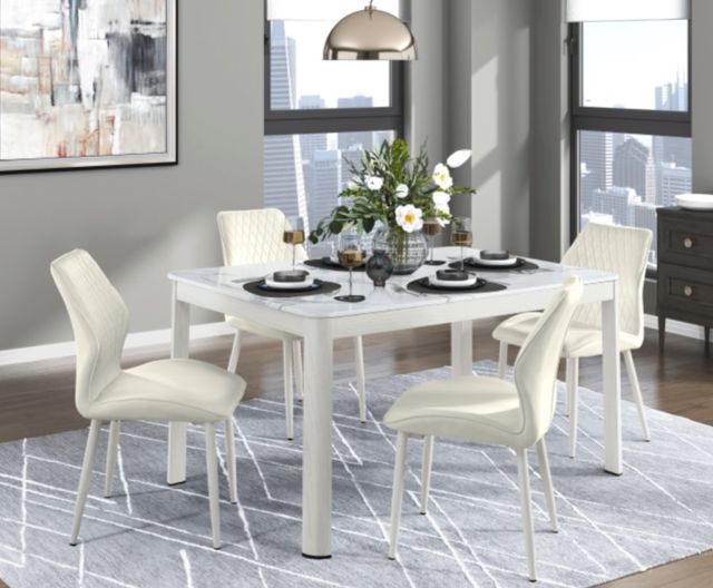Homelegance® Hollis White Dining Table-1
