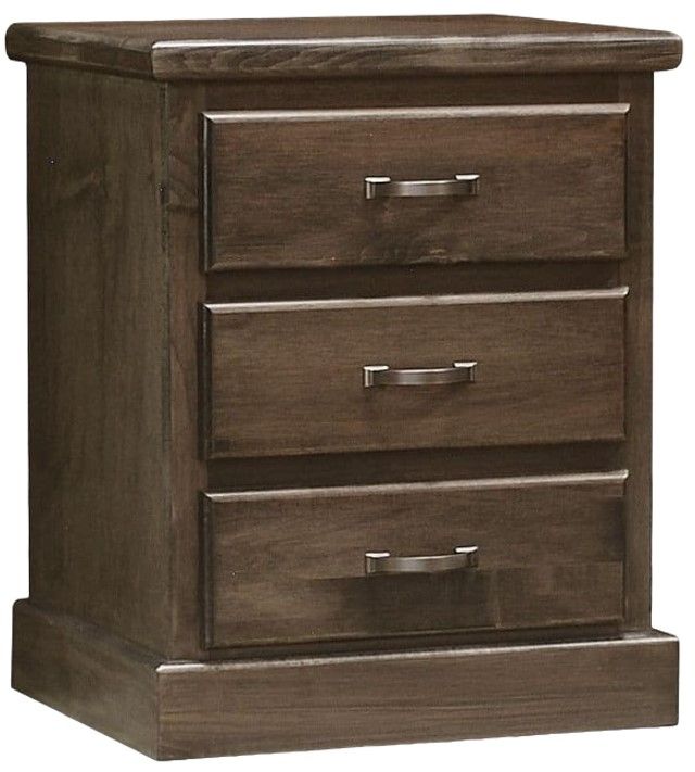 Wolfcraft Furniture Vesper Brown Short Nightstand-0