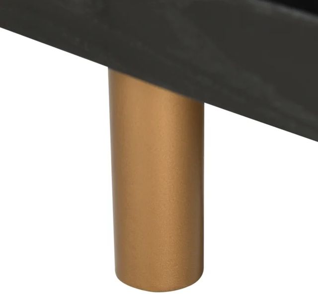 Stylecraft Norman Wyatt Home Ebony Woodgrain Console Table-4