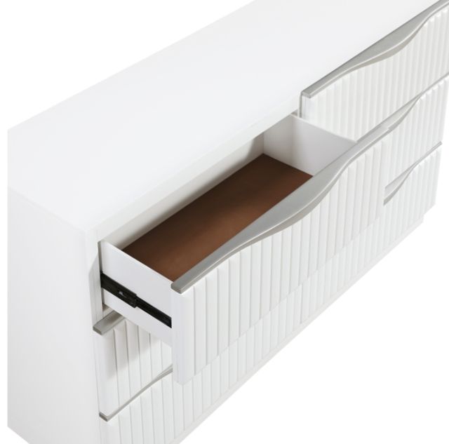 Homelegance® Linea Pearl White Dresser-4