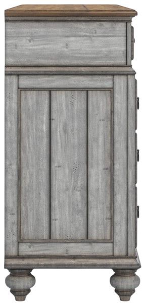 Flexsteel® Plymouth Distressed Graywash Dresser-2