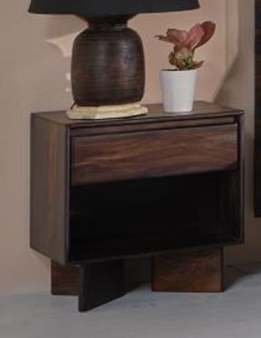 Jaipur Furniture Bardell Pacific Steel Bedside Table-0