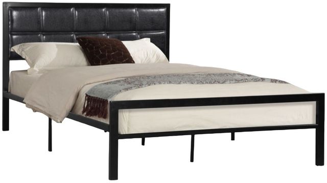 Milton Greens Stars Black Metal Platform Bed-0