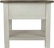 Signature Design by Ashley® Bolanburg Weathered Oak Rectangular End Table with Antique White Base -2