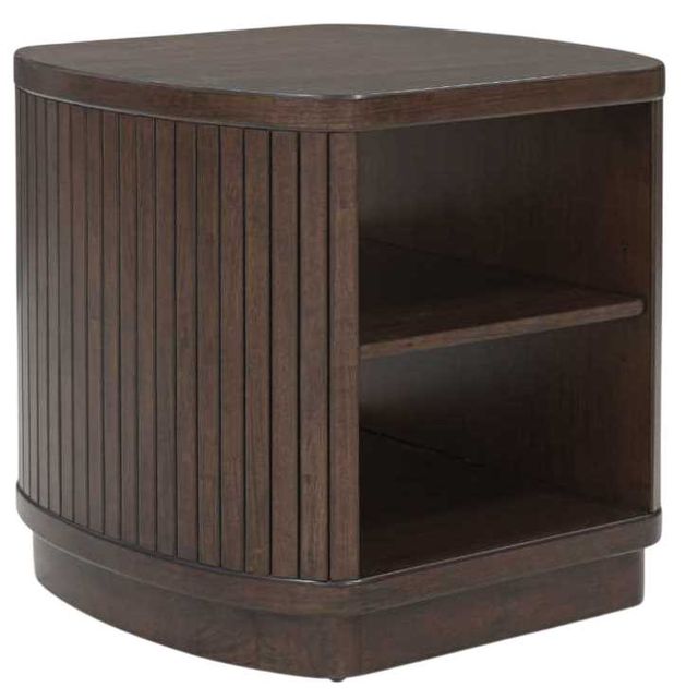 Signature Design by Ashley® Korestone Dark Brown End Table-0