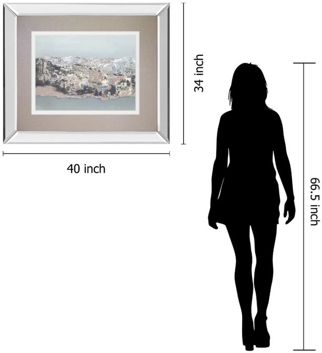 Classy Living Caroline Gold Terrain Wall Art-2