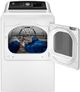 GE® 7.4 Cu. Ft. White Front Load Electric Dryer with Up To 120 ft. Venting and Sensor Dry-3