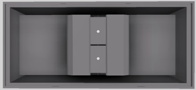 Vent-A-Hood® Designer Series 66" Gunsmoke Island Range Hood-1