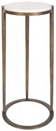 Uttermost® Mercier Bronze Round Marble Accent Table-4