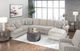 England Furniture 3-Piece Knossos Bronze Right-Arm Facing Sectional and Chaise-0