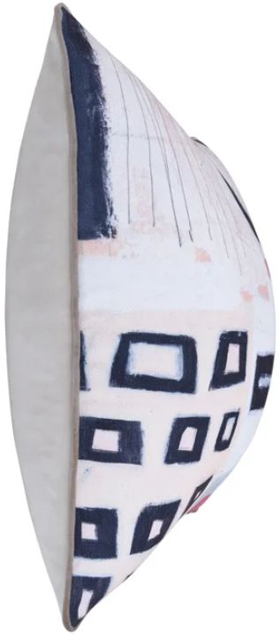 Stylecraft Norman Wyatt Home Black/White Geometric Designer Pillow-3
