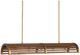 Currey & Company Woodbine Brass/Chestnut Chandelier-0
