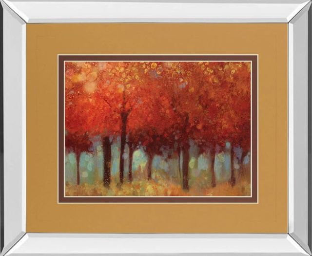Classy Art Red Forest by Asia Jensen Mirror Framed Wall Art-0