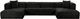 TOV Furniture Tarra 4-Piece Black Fluffy Oversized Modular U-Shape Sectional and Chaise-3