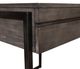 Liberty Furniture Gateway Weathered Gray End Table with Black Metal Frames-5