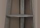 Monarch Specialties Inc. Dark Taupe Corner Accent Etagere-2