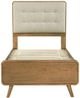 Coaster® Robyn Cool Beige/Light Ash Twin Platform Bed -2