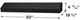 Frigidaire® 30" Black Under Cabinet Range Hood-3