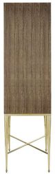 Currey & Company Colette Polished Brass/Tawny Brown Bar Cabinet-2