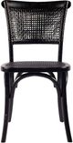 Moe's Home Collection Churchill 2-Piece Antique Black Dining Side Chair Set-1