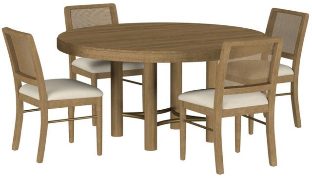 Coaster® Arini 5-Piece Cream/Sand Wash Dining Set-0