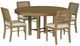 Coaster® Arini 5-Piece Cream/Sand Wash Dining Set-0