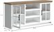 Legends Home Hampton Barnwood/Jasmin White 67" TV Console-2