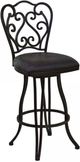 Armen Living Celeste Auburn Bay/Bandero Espresso Counter Stool-0