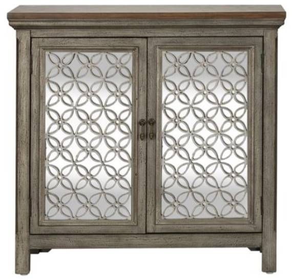 Liberty Furniture Westridge Brown/Wirebrushed Gray Accent Cabinet-2