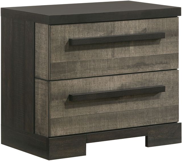 Crown Mark Remington Gray Nightstand-0