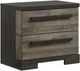 Crown Mark Remington Gray Nightstand-0