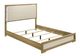 Coaster® Hyland Natural/White LED Eastern King Panel Bed-1