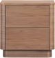 Moe's Home Collection Round Off Walnut Brown Tall Nightstand-2