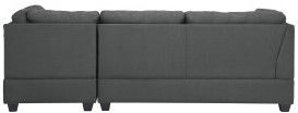 Mazin Furniture Dasha 2-Piece Dark Gray Right-Arm Facing Sofa Sectional and Chaise-2