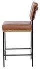 Four Hands Benton Black/Sonoma Chestnut Counter Stool-3