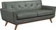 TOV Furniture Lyon Smoke Grey Loveseat-1