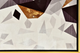 Moe's Home Collection Falling Triangles White Wall Decor-1